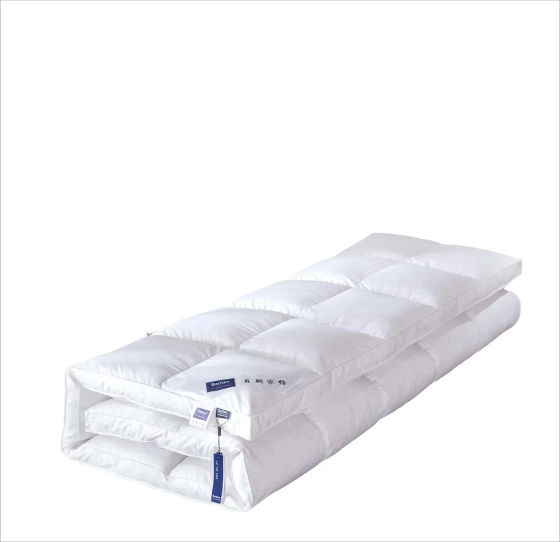 10cm-Hotel-Mattress-Topper-White-Goose-Duck-Down-Feather-Custom-Size-Plush-Support