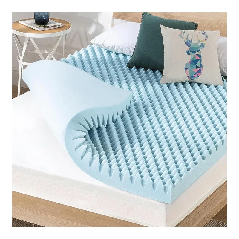 10cm-Soft-Bed-Mattress-Topper-Twin-Xl-Cooling-4-Inch-Egg-Crate-Silicone-Cold-Memory-Foam-Mattress-Topper-with-Gel-Infusion