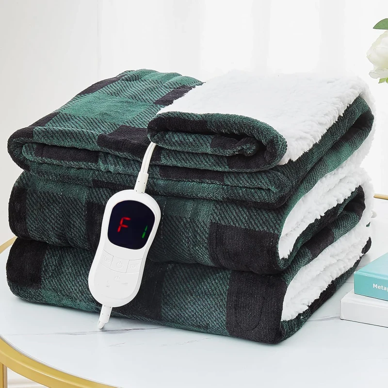 12-Volt-180x160-Heated-Throw-Fleece-Blanket-Queen-Size-100-Polyester-Overheating-Protection-Portable-Wearable