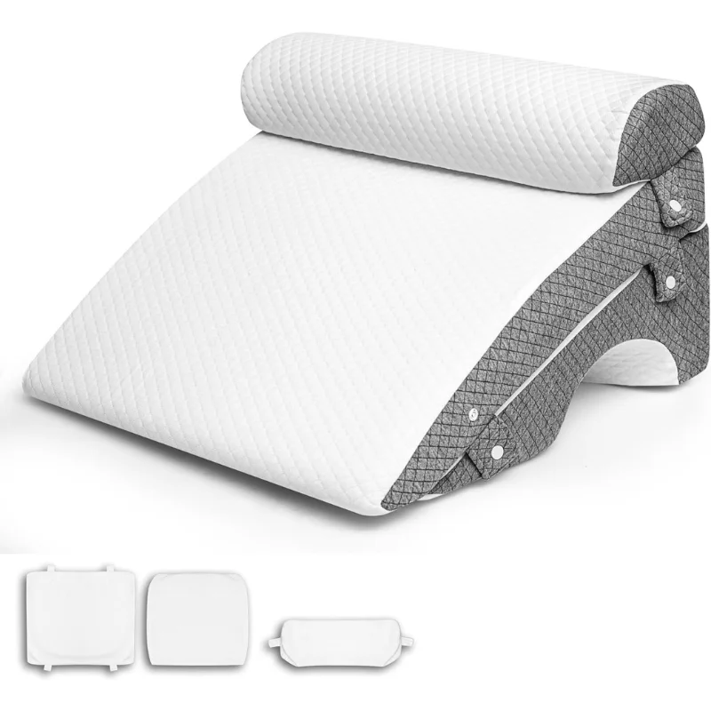 12-inch-Adjustable-Bed-Wedge-Pillow-For-Sleeping-For-After-Surgery-Snoring-And-Gerd