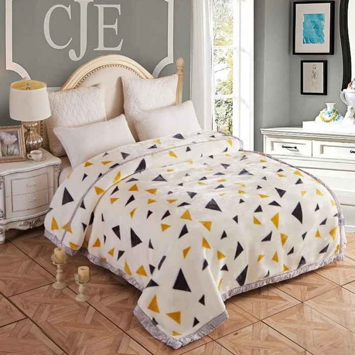 150-200CM-Super-Heavy-2KG-Soft-Warm-100-Polyester-Anti-Pilling-Raschel-Blanket-American-Style-Floral-Printed-Blanket