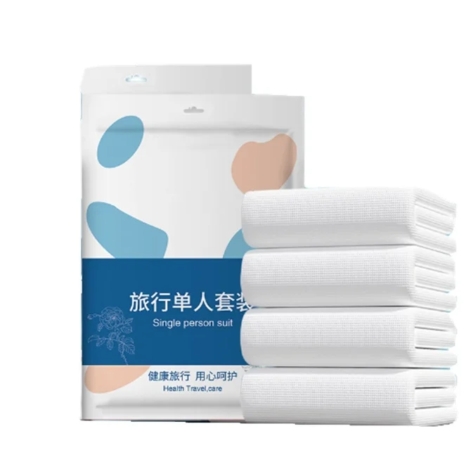 18g-SMS-Disposable-Bedding-Set-of-Sheets-Quilt-Cover-Pillowcases-Breathable