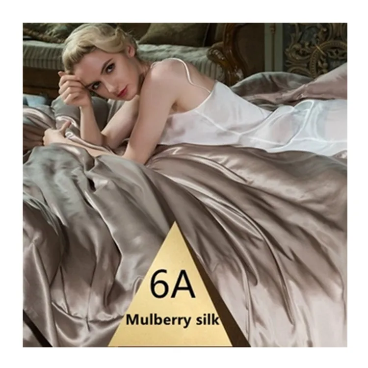 19mm-Factory-Luxury-Embroidered-Washed-Silk-Four-Piece-Set-Mulberry-Silk-Bedding-Set