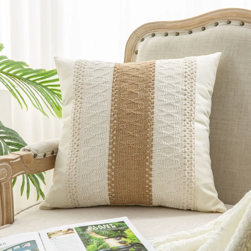 1pc-Woven-Farmhouse-Accent-Decorative-Throw-Pillow-Cover-for-CouchSofa-Cotton-Burlap-Decor-Boho-Neutral-Pillow-Cushion