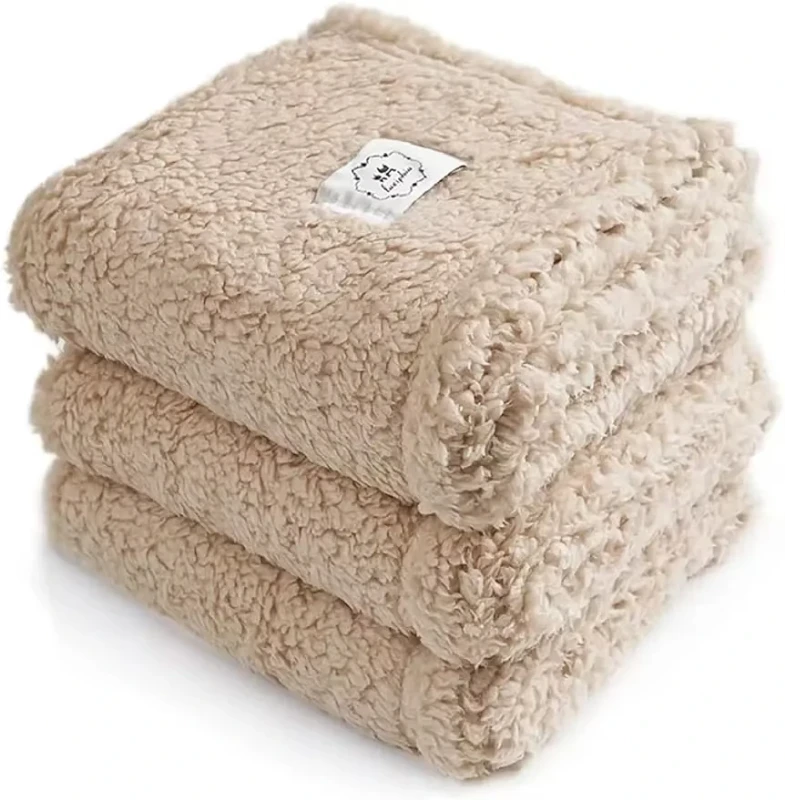 1pcs-Calming-Blankets-Fluffy-Premium-Fleece-Pet-Blanket-Soft-Sherpa-Throw-for-Dog-Puppy-Cat-Beige-Bed-Sheet-Free-Shipping