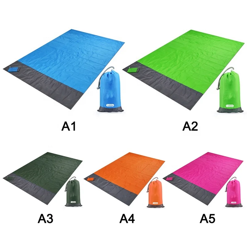 2-1.4m-Outdoor-Tent-Mattress-Pocket-Camping-Picnic-Mat-Portable-Beach-Blanket-Waterproof-Moisture-proof-Lawn-Beach-Bed-Equipment