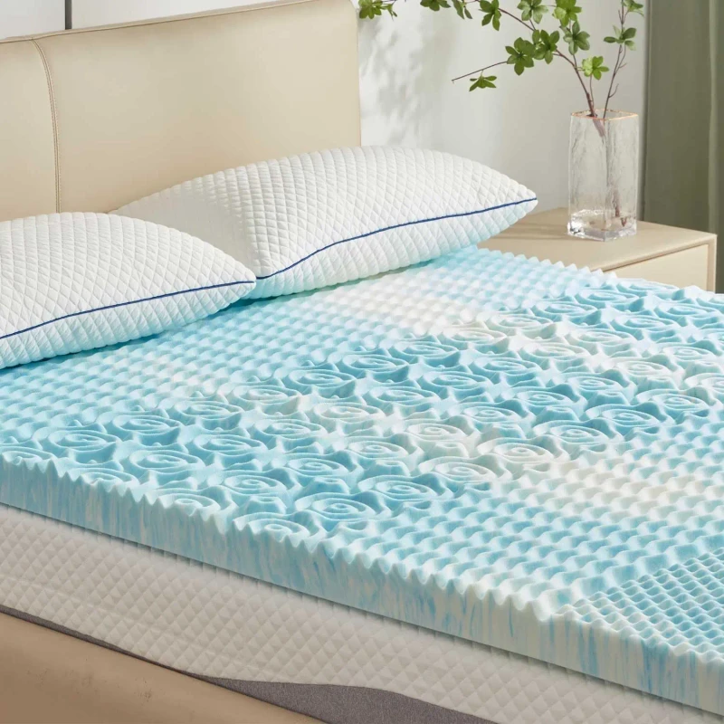 2-Inch-Mattress-Topper-5-Comfort-Zones-Relieve-Pressure-Certified-Foam-Gel-Infused-Memory-Foam-Mattress-Topper