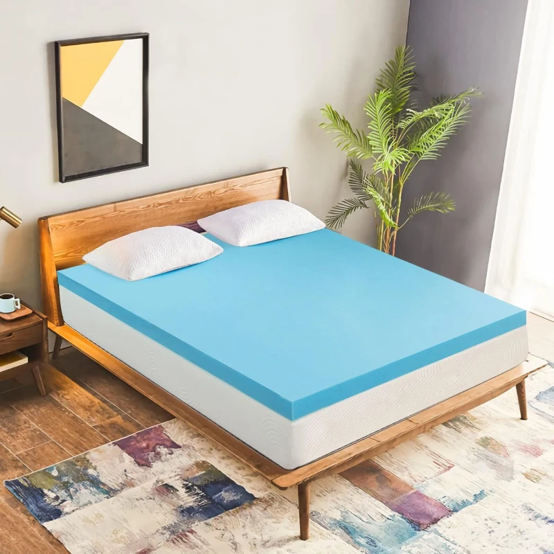 2-Inch-Twin-Size-White-Modern-Gel-Infused-Memory-Foam-Mattress-Topper-Pad-for-Bedroom-Use