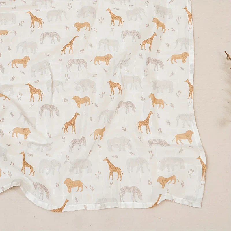 2-Layered-Reactive-Baby-Bamboo-Swaddle-Blanket-200TC-Thread-Customized-200TC-Thread-Festival-Bedding-for-Kids