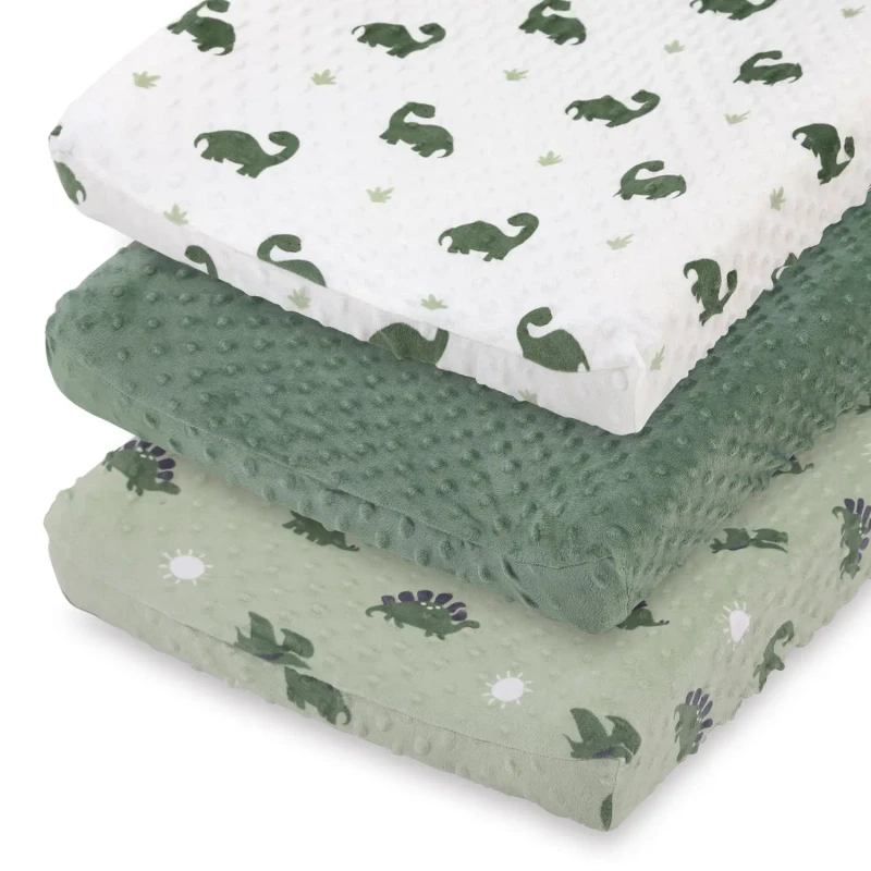 2-Piece-Set-Baby-Cradle-Bed-Cover-Knitted-Tactile-Breathable-Cradle-Mattress-Removable-Change-Outer-Cross-Border