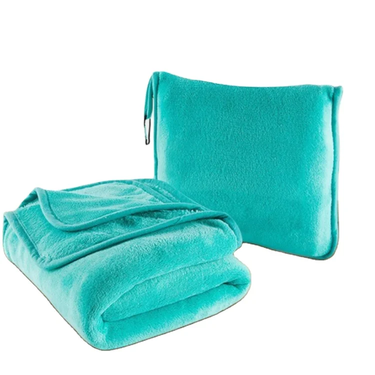 2-in-1-Travel-Blanket-and-Pillow-100x150cm-Flannel-Fleece-Travel-Blanket-2-in-1-Pillow-Set-Airplane-Set