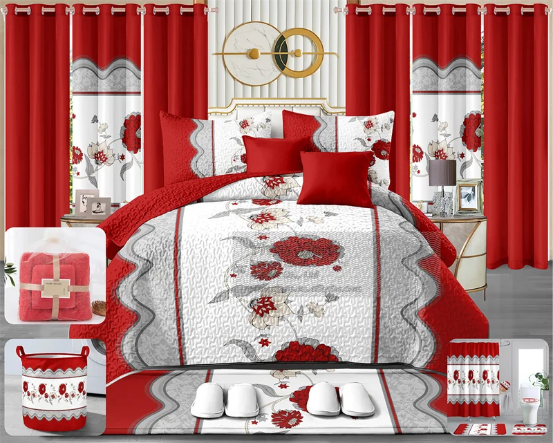 24-Piece-Bedspread-Set-Luxury-Bed-Sheets-Set-King-Size-for-Room-Soft-Quilt-Bedding-Set-with-Curtains-for-All-Season