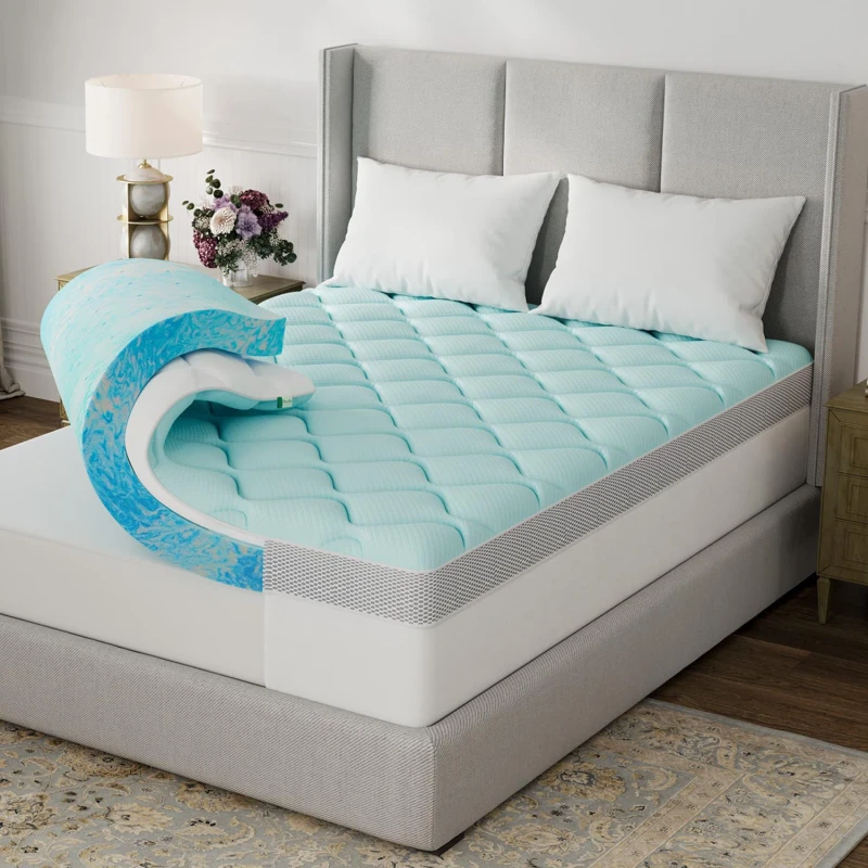 3-Inch-Dual-Layered-Mattress-Topper-with-2-Inch-Gel-Memory-Foam-and-1-Inch-Cooling-Pillow-Top-Cover-Pressure-Relieving-Bed-Topper