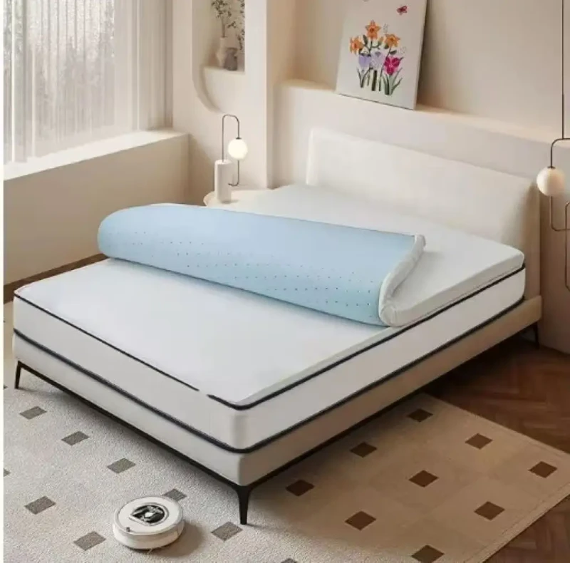 3-Inch-Queen-Memory-Foam-Mattress-Topper-Cooling-Gel-Bed-Topper-With-Premium-Removable-Skin-Friendly-Non-Slip-Cover-High-Density