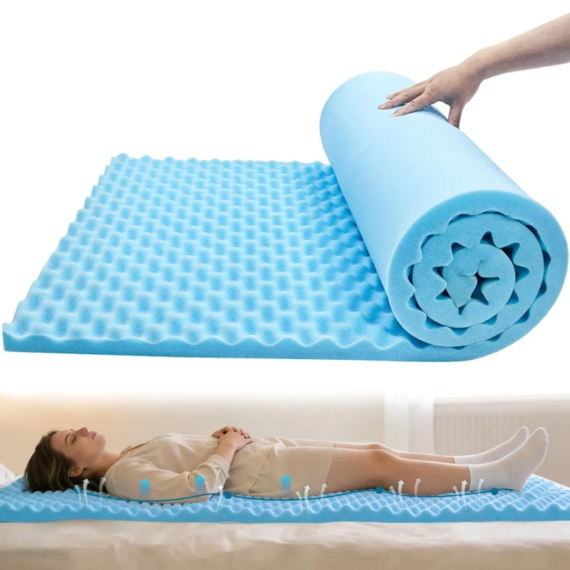 3-Inch-Queen-Size-Egg-Crate-Memory-Foam-Mattress-Topper-Infused-Cooling-Gel-Massage