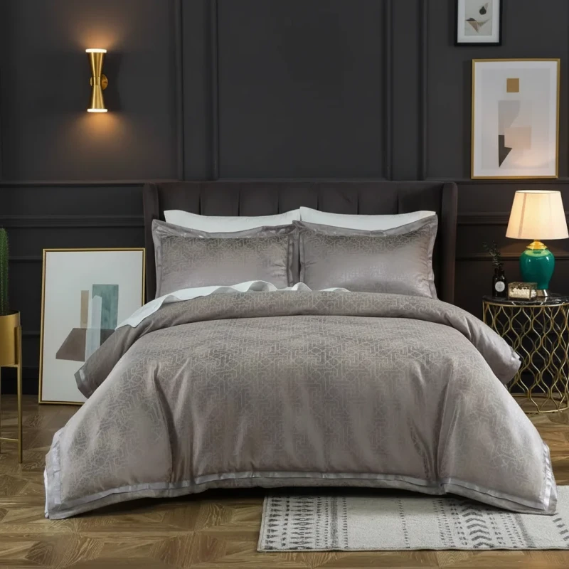 3-Piece-Modern-Printed-Geometric-Jacquard-Comforter-Cover-Set-Luxury-Hypoallergenic-Grey-Duvet-Cover-Pillow-Shams-for-Guest-Room