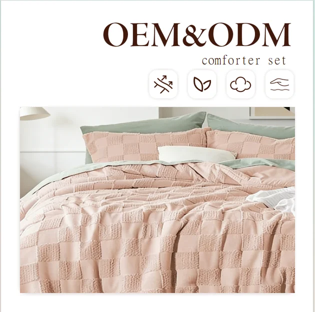 3-Piece-Quilt-Set-1-Comforter-with-2-Pillows-High-Quality-Warm-Cozy-for-Home-Bedroom-Hotel-Supply