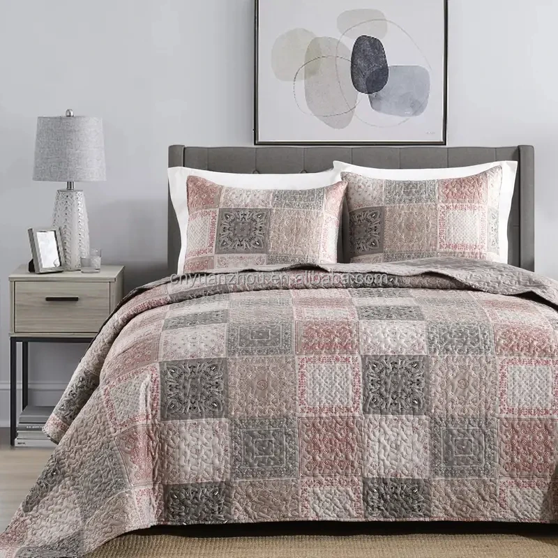 3-Piece-Quilted-Polyester-Bedding-Set-1-Duvet-Cover-2-Pillowcases-All-Season-Bedroom-Decor