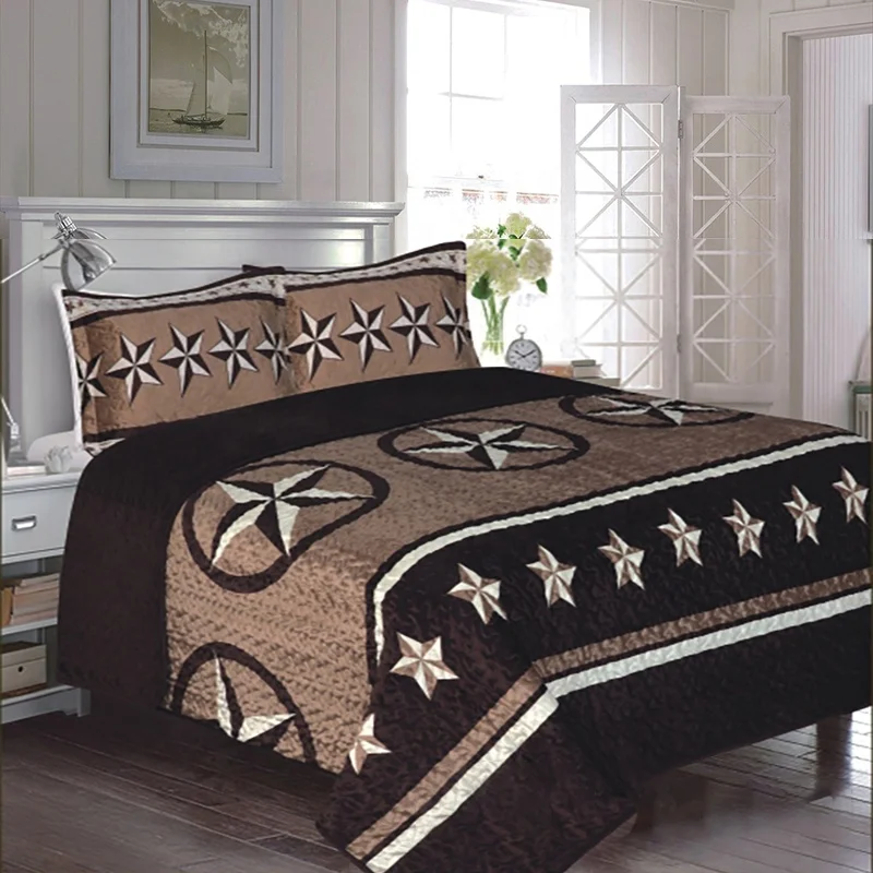 3-Piece-Summer-Quilts-Comforter-Flat-Sheet-Bed-Quilted-Bed-Spread-Set