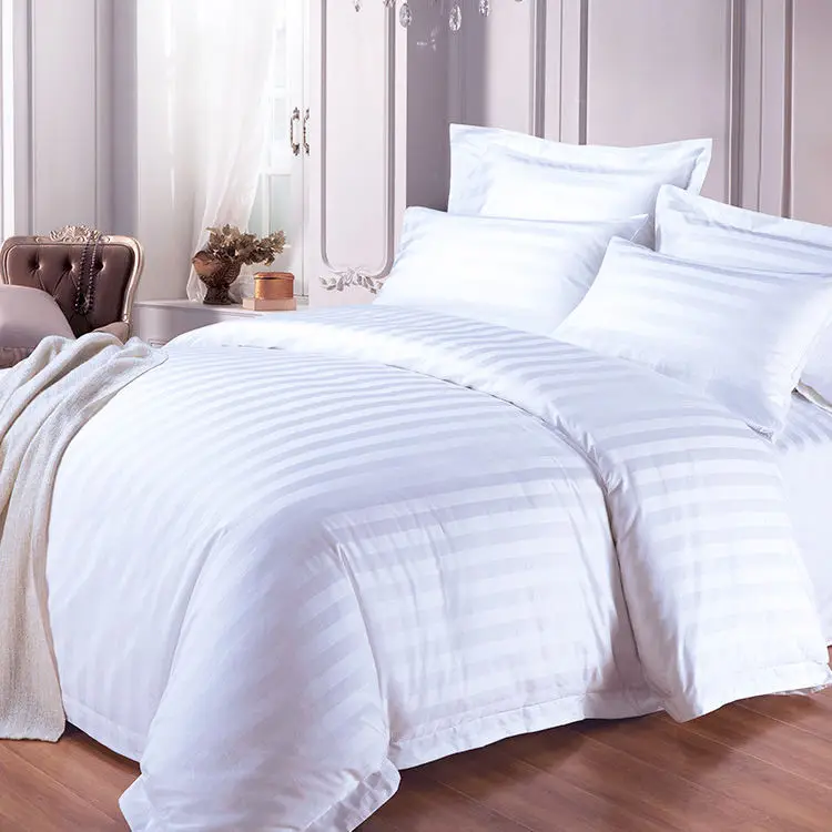 300TC-100-Cotton-Eco-Friendly-European-American-Style-Hotel-Linen-Bedding-Sets