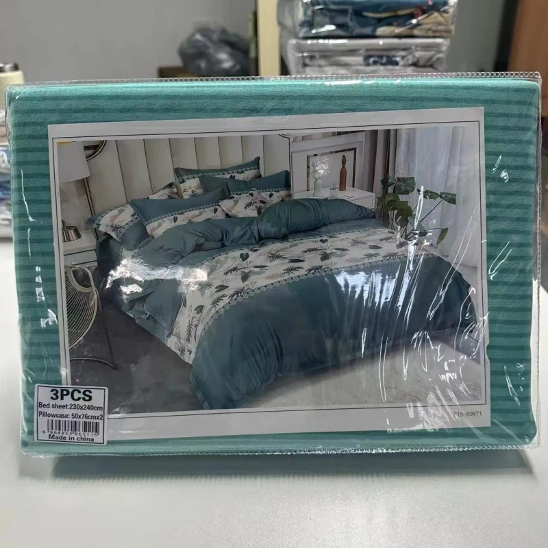 3PCS-Mixed-New-Designs-Pattern-Bedding-Set-King-Size-with-Pillowcases-Bed-Sheet-Pillowcase-Cover-Washable