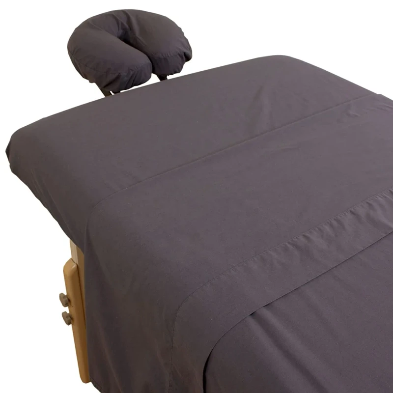 3Pcs-Cotton-Blend-Face-Rest-Cover-Flat-Sheet-and-Fitted-Sheet-Massage-Table-Sheet-Set