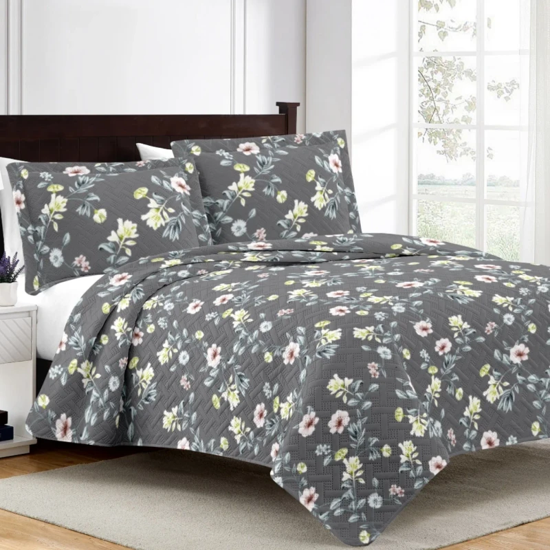 3pc-Hospital-Home-Bedspread-Coverlet-Bed-Cover-Polyester-500TC-Thread-Count-American-Style-All-Season-Stock-Stitching