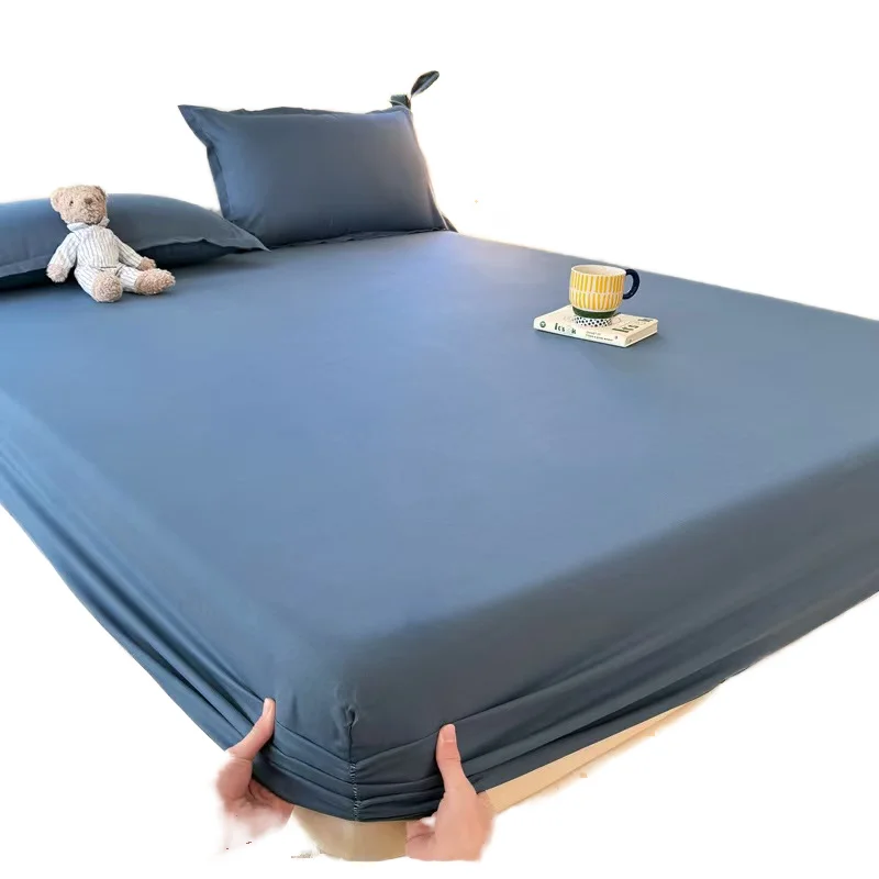 3pcs-Set-Plain-Quilted-Waterproof-Mattress-Protector-Breathable-Anti-Mite-Anti-Bacterial-Cover-Fitted-Sheet-with-Pillowcase