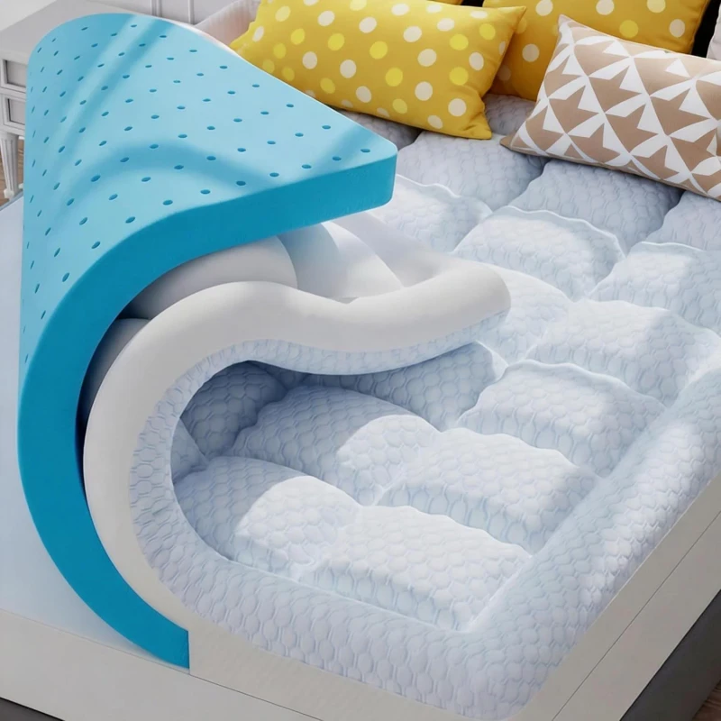 4-Inch-Dual-Layer-Mattress-Topper-2-Inch-Gel-Memory-Foam-2-Inch-Cooling-Pillow-Top-Mattress-Pad-Cover-for-Back-Pain