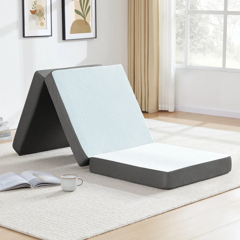 4-Inch-Folding-Mattress-Queen-Memory-Foam-Foldable-Breathable-Washable-Mattress-Topper-with-Storage-Bag