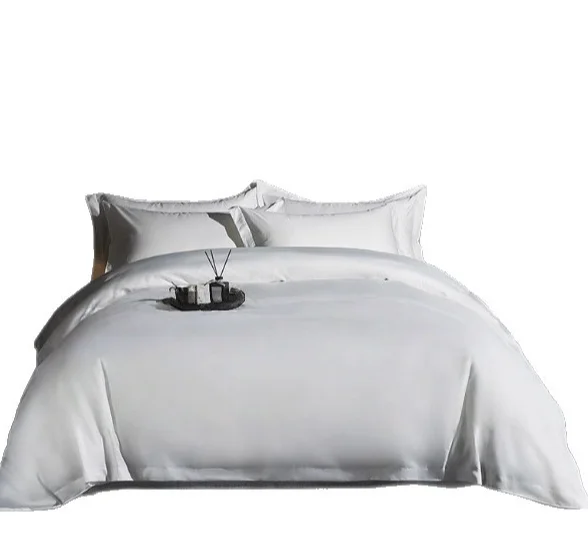 4-Piece-Bedding-Set-Flat-Sheet-Fitted-Sheet-Pillowcases-Queen-King-Size-White-Bed-Sheets-for-Hotel