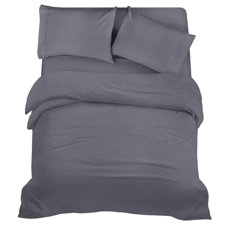 4-Piece-Double-Bedding-Set-Duvet-Cover-Fitted-Sheet-with-Pillow-Cases