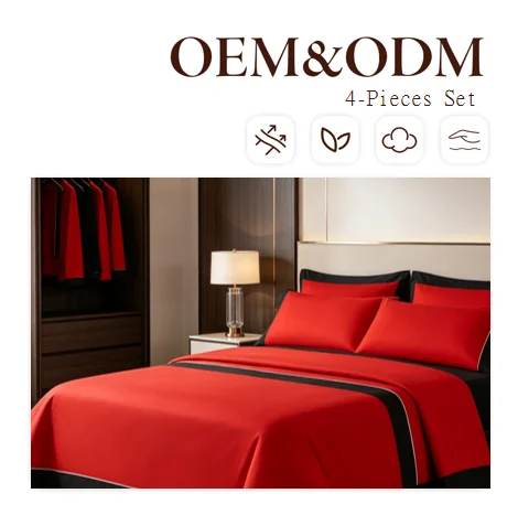 4-Piece-Duvet-Cover-Set-Polyester-Microfiber-Satin-Feel-Air-Permeable-Machine-Wash-Fitted-Sheet-Flat-Sheet-1-Pillowcase