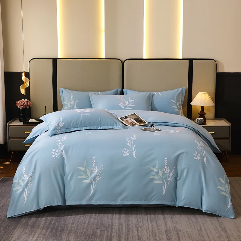 4-Piece-Floral-Meadow-Cotton-Bedding-Set-Machine-Washable-Full-Set-with-Duvet-Cover-Sheet-Pillowcases