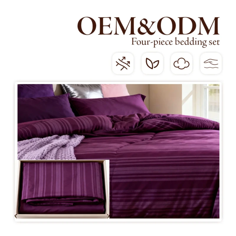 4-Pieces-Bedding-Set-Luxury-100-Polyester-Fabric-1-Quilt-Cover-2-Pillowcases-1-Fitted-Sheet-Plain-Dyed