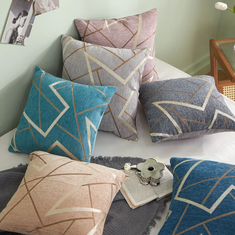 45x45cm-Square-Cushion-Covers-Chenille-Pillow-Covers-Decorative-Pillow-Cases