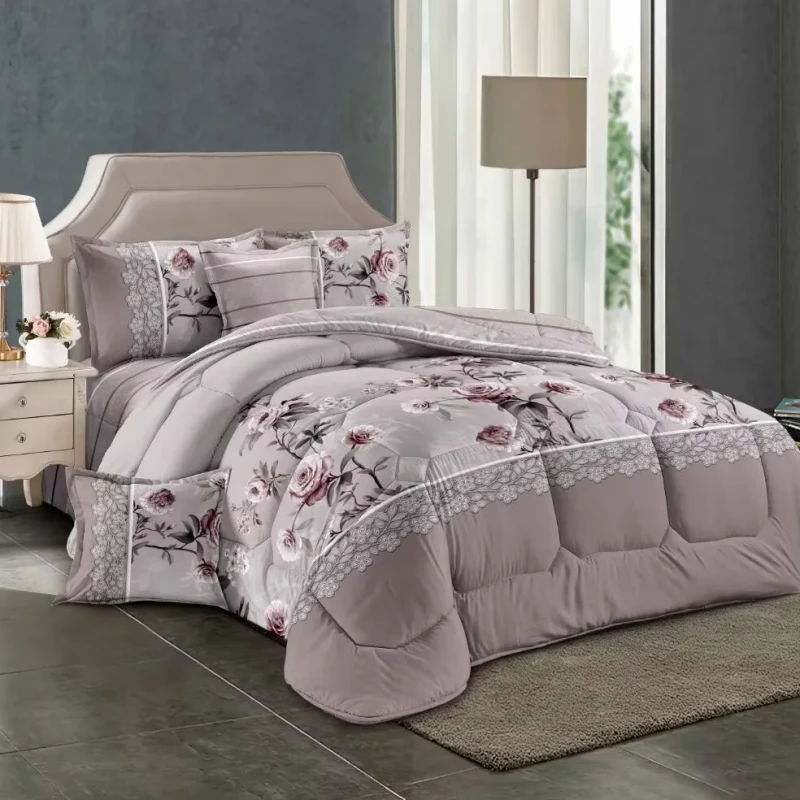 4PCS-5PCS-6PCS-7-Piece-Quilting-Quilt-Comforter-Bed-Sheet-Set-Bedding-Set-for-Saudi-Arabia-Market