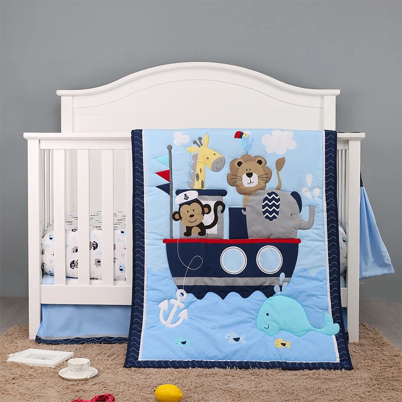 4pcs-Home-Goods-Kind-Bedding-Set-for-Baby-Crib-Use