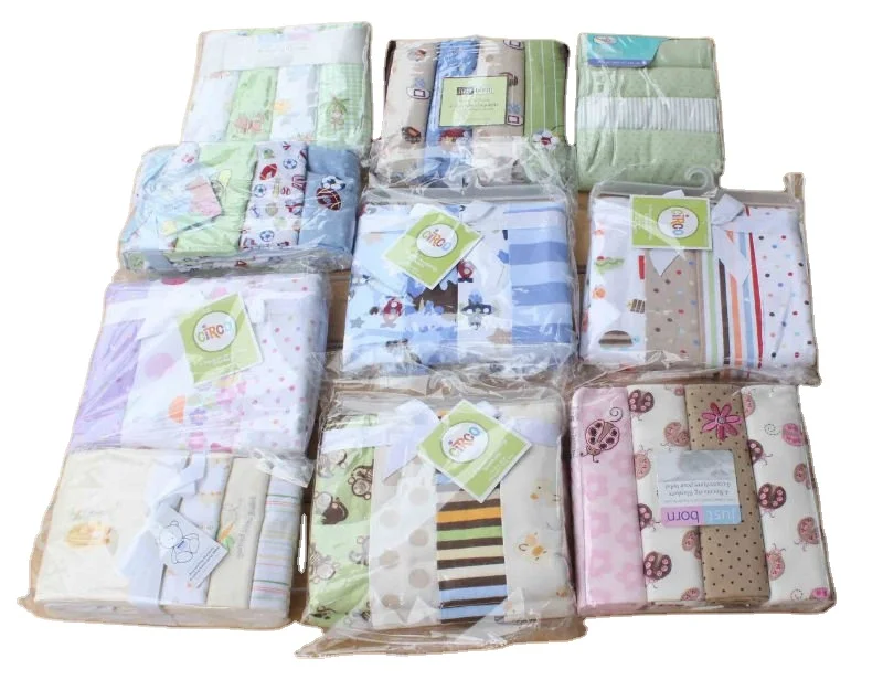 4pcs-pack-Flannel-Baby-Blanket