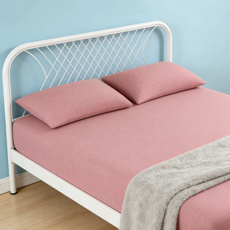 5-Silver-Cotton-Earthing-Conductive-Flat-Fitted-Bed-Sheet-With-Grounding-Cord-Bed-Mattress-Cover