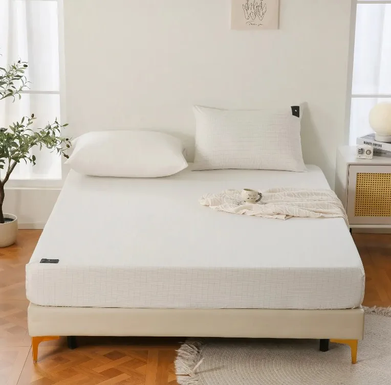 5-Silver-Fiber-Organic-Cotton-Soft-King-Size-Flat-Sheet-300TC-Antibacterial-Anti-static-Washable-for-Hotel-Home-Use