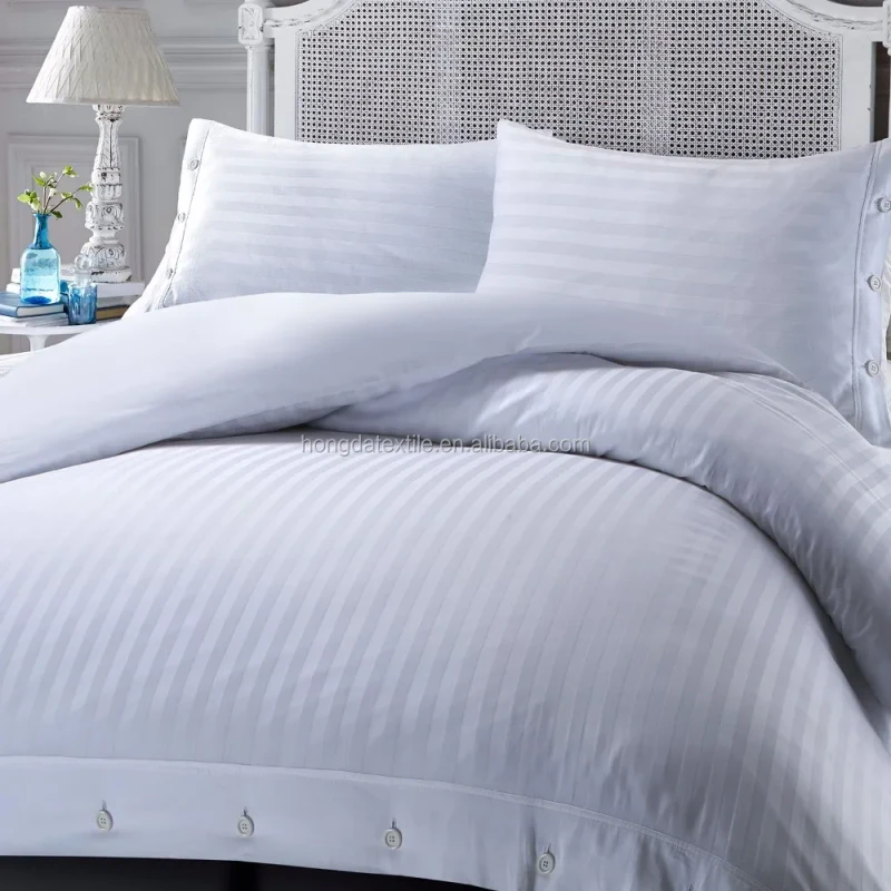 5-Star-High-Quality-100-Cotton-Hotel-Bed-Linen-Plain-Style-Flat-Sheet-Fitted-Flat-Sheets