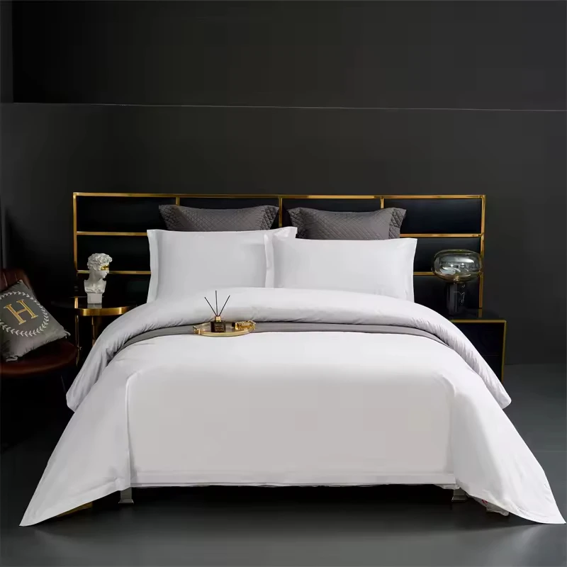 5-Star-Hotel-Duvet-Cover-Sets-4-Piece-Solid-100-Egyptian-Cotton-Bedding-Set-300tc-European-American-Style