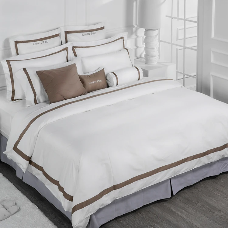 5-Star-Hotel-White-Pillow-Case-Duvet-Cover-Bed-Covers-Linen-Bed-Sheets-Bed-Room-Set-Cotton-Bedding-Set