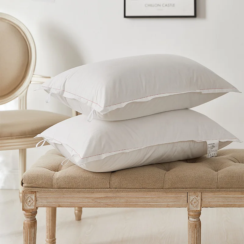 5-Star-Luxury-Hotel-Pillow-Core-Custom-Size-Quilting-Feather-Cotton-Bed-Pillow-for-Bedroom