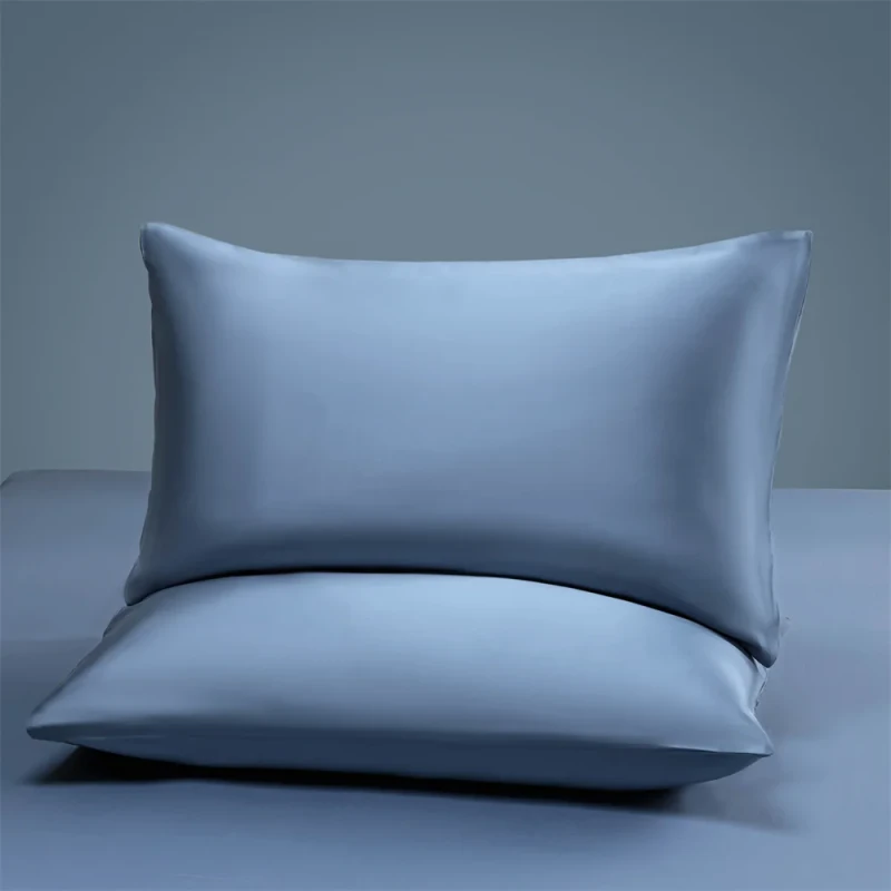 50-Lyocell-50-Microfiber-Blended-Pillow-Cover-Plain-Navy-Blue-Single-Pillowcase