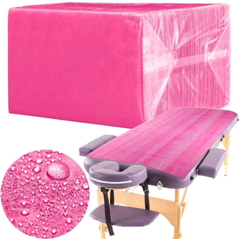 50Pcs-pack-Waterproof-SPA-Massage-Non-Woven-Disposable-Bed-Sheets-Cover