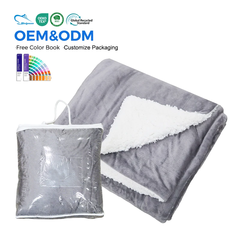 50x60-Super-Soft-Eco-Friendly-Reversible-Polyester-Plush-Sherpa-Flannel-Fleece-Character-Four-Seasons-Bed-Blanket