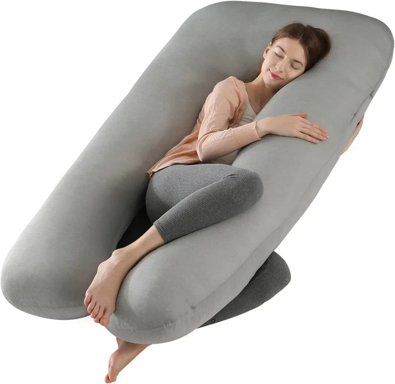 57-Inch-Cooling-Pregnancy-Pillow-Sleeping-U-Shaped-Full-Body-Maternity-Pillow-Support-for-Back-Hip-Belly-Legs