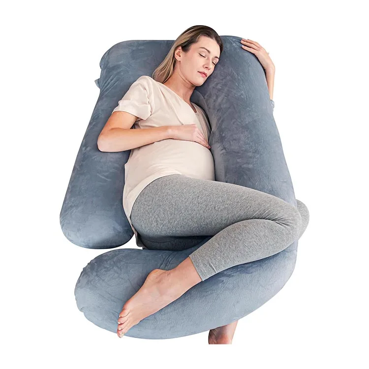57-Inch-Grey-Pregnancy-Pillows-Soft-U-Shape-Maternity-Pillow-with-Removable-Cover-Full-Body-Pillows-for-Adults-Sleeping
